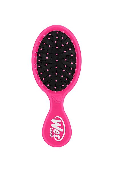 Wet Brush فرشاة شعر صغيرة لفك تشابك الشعر باللون الوردي