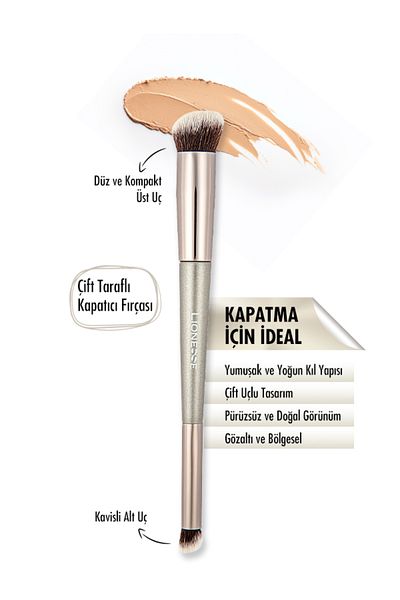 Lionesse Double Sided Vegan Series Concealer Brush - 5120