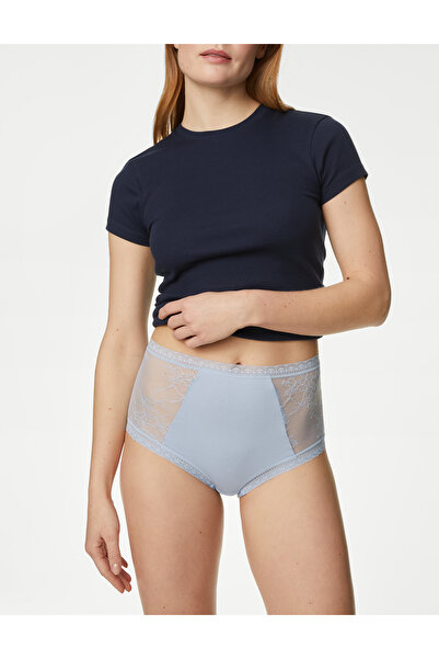 Marks & Spencer 4'lü Dantel Detaylı Full Brief Külot Seti