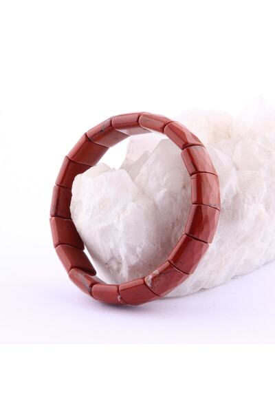 OSMANLI DEĞERLİ TAŞ Sertifikalı Jasper Doğal Taş Roleks Bileklik - B151