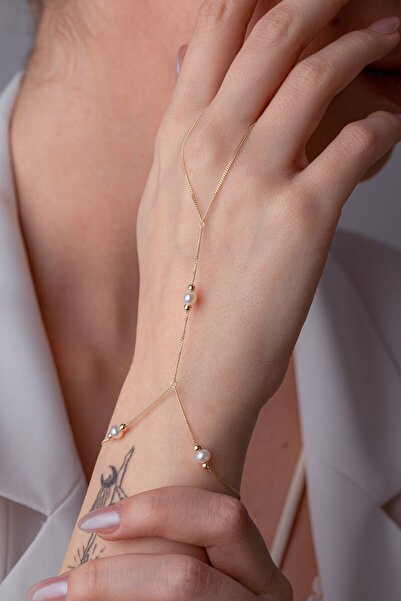 Kolyecik Altın İnci Şahmeran