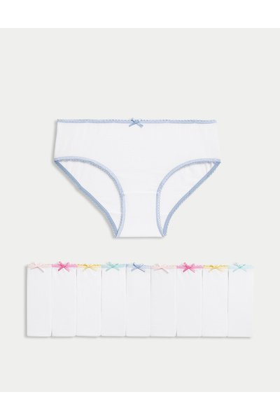 Marks & Spencer 10'lu Regular Fit Külot (2-14 Yaş)