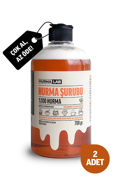 HurmaLab Hurma Şurubu 700 gr. 2'li Ekonomik Paket