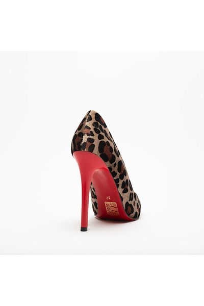 Sister in Love CHARLOTTE - High Heeled, Leopard Print Red Stiletto