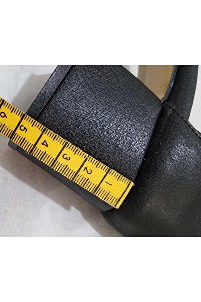 ForYou4 Kadın Kalın kısa Topuk Tokalı Tek Bant Ayakkabı Topuk Boyu 5 Cm