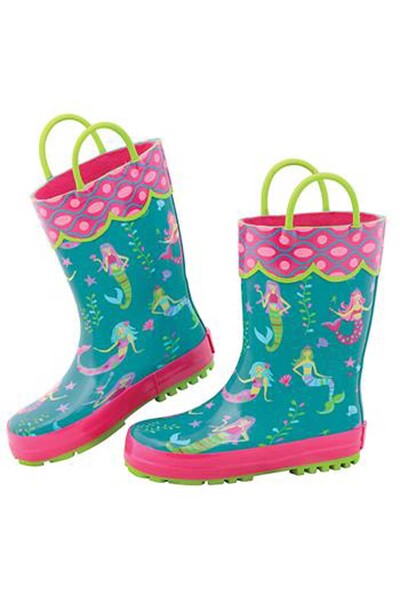 Stephen Joseph Κοριτσίστικες μπότες βροχής Mermaid Green