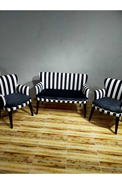 Azra Aksesuar Çay Seti Oturma Grubu Oturma Takımı Koltuk Takımı Ahşap Mobilya...