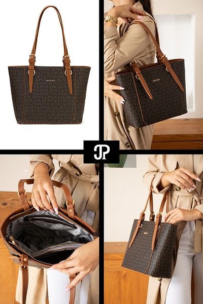 POLOGRAND London Original Just Polo Collection 4 Compartment Luxury Soft Leather Adjustable Cross Strap Shoulder Bag