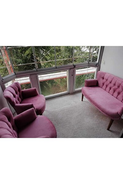 Azra Aksesuar Çay Seti Oturma Grubu Oturma Takımı Iskelet Berjer Koltuk Takım...