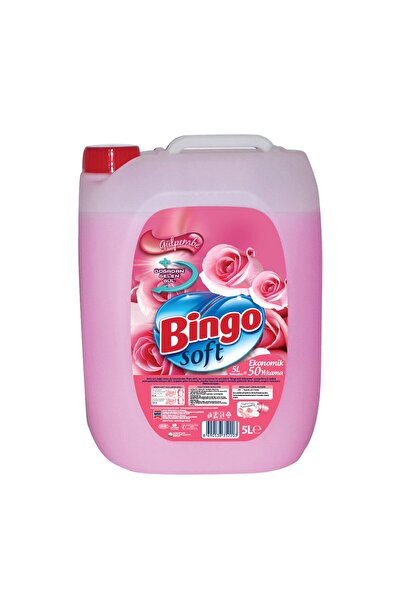 Bingo Yumuşatıcı Gülpembe 5 L