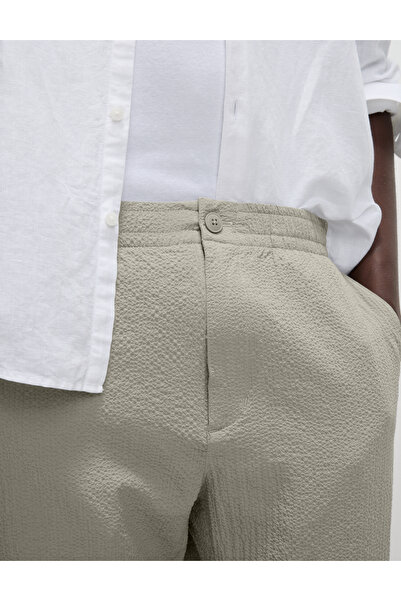 Marks & Spencer Tapered Fit Hafif Elastik Belli Pantolon