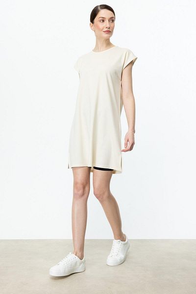 On Fashion On Fahion Zero Collar Long Basic Tunic Bluz