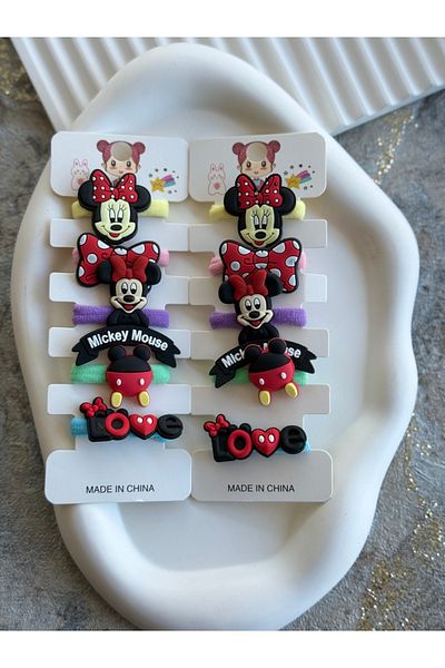 EliraToka Girl's Cute Rubber Buckle Sets 10 Pcs