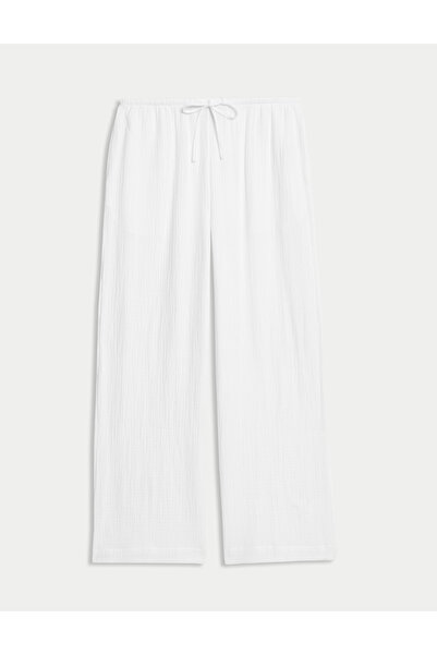 Marks & Spencer Pamuk Bağcıklı Pantolon