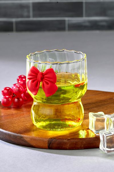 Espas Home Premium Glass Cup – Bow Detail