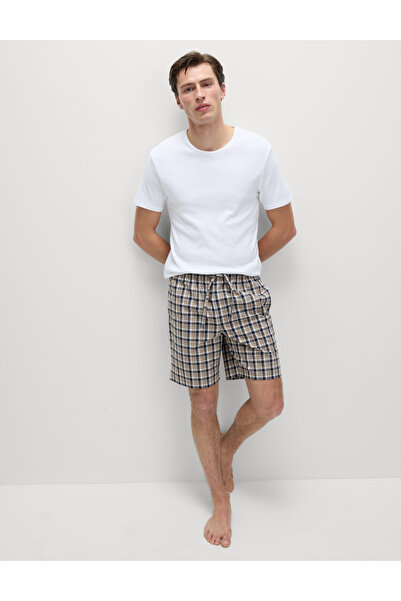 Marks & Spencer 2'li Saf Pamuklu Pijama Şortu