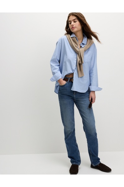 Marks & Spencer Saf Pamuklu Carrot Leg Pantolon