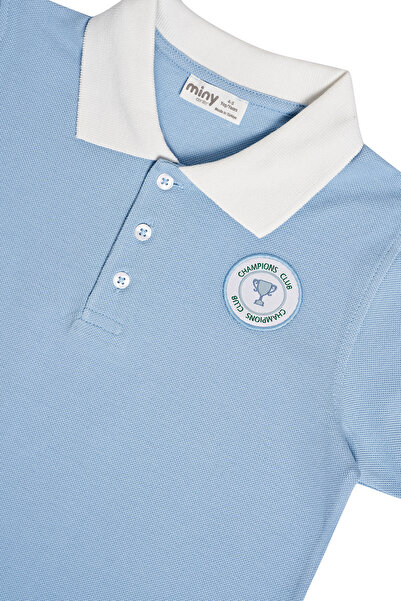 Miny Center Boy's Polo Neck T-Shirt