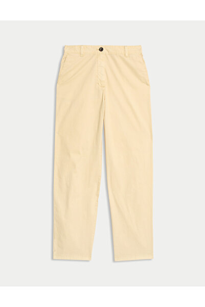 Marks & Spencer Straight Leg Grazer Chino Pantolon