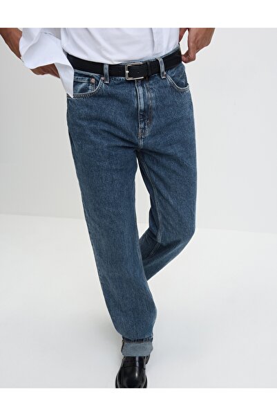 Marks & Spencer Rahat Kesim Saf Pamuklu Jean Pantolon