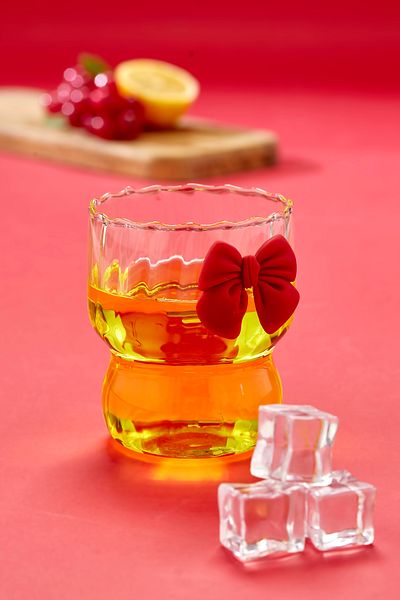 Espas Home Premium Glass Cup – Bow Detail