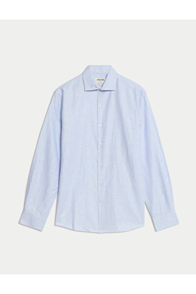Marks & Spencer Regular Fit Lüks Keten Karışımlı Gömlek