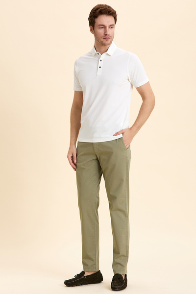 SMILE Conero Off-White Polo T-Shirt