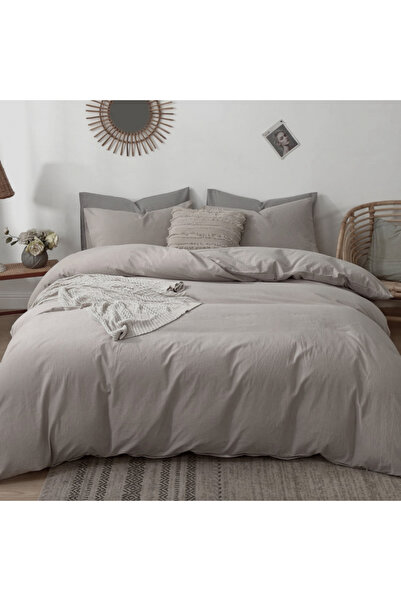 RALEX PUCIOASA Lenjerie de Pat 2 Persoane, 100% Bumbac Percalle, Uni, 6 piese...