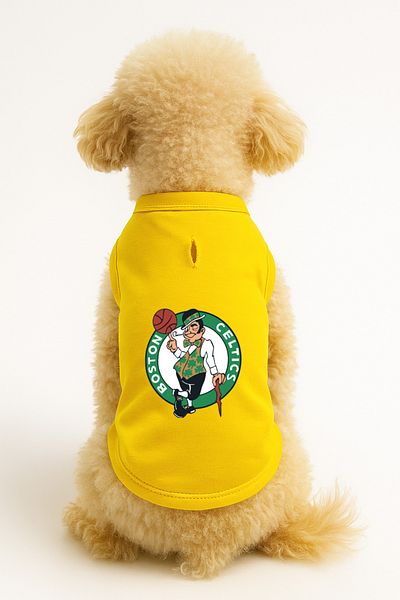 MPZ Pets Cat and Dog Outfit & Dress - Yellow Celtic Undershirt