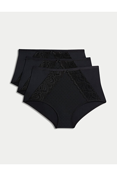 Marks & Spencer 3'lü Amelia Dantelli Full Brief Külot