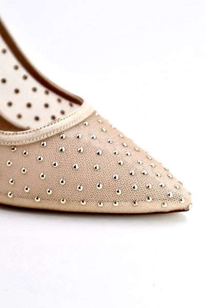 Sister in Love Nilda Stone Detailed Heeled Shoes