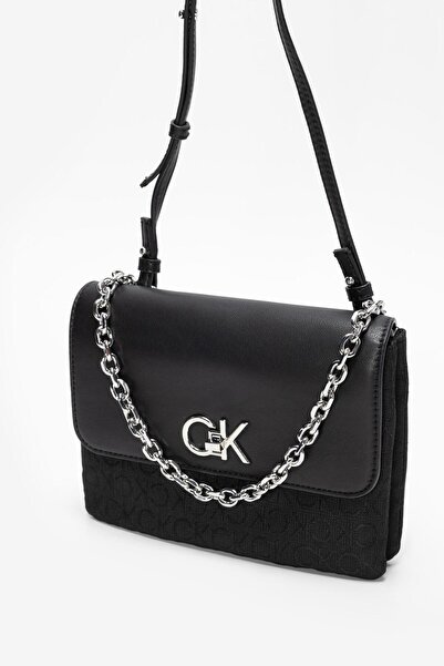 Calvin Klein Kabelka Dámská / Dívka Černá Jacquard Mono