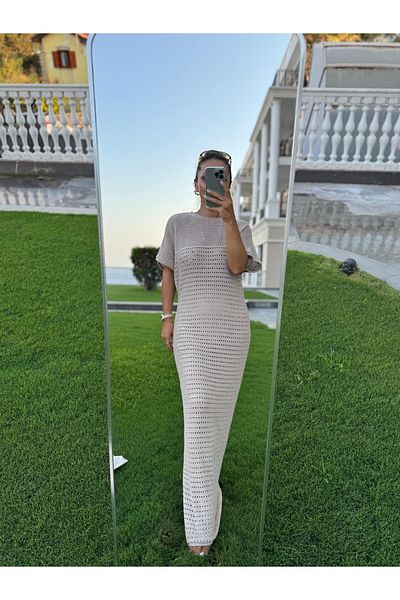 caddstore Sv 024323 Rochie de plajă din nurcă căptușită