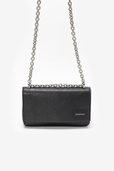 Calvin Klein Sculpted Flap Snake Women's Mini Shoulder Bag