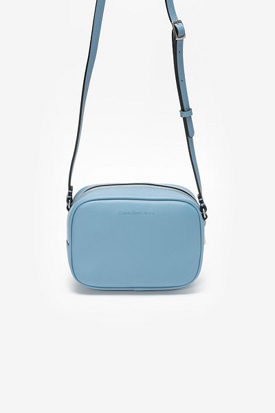 Calvin Klein Women's Brand Logo Adjustable Shoulder Strap Stylish Looking Blue Shoulder Bag Suitable for Daily Use