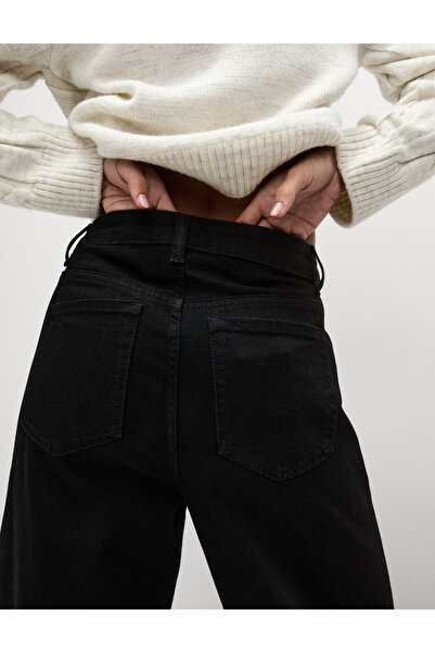 Marks & Spencer Mid Rise Rahat Kalıp Horseshoe Jean