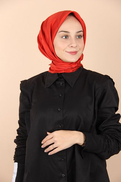 Levidor Μεταξωτό κασκόλ Levidor Red Twill