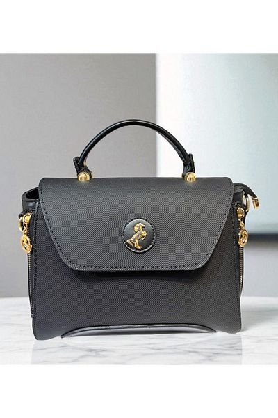 Miami Polo Women's Cross Strap Hand and Shoulder Bag