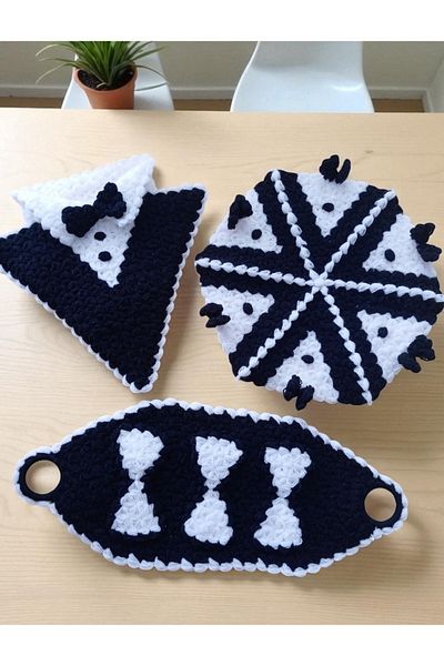 ZAHandmade 3-Piece Groom's Bundle Fiber Set