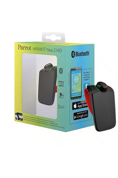 Parrot Minikit Neo 2 Hd - Voice Controlled Portable Bluetooth Hands-free Car Kit With Hd Voice
