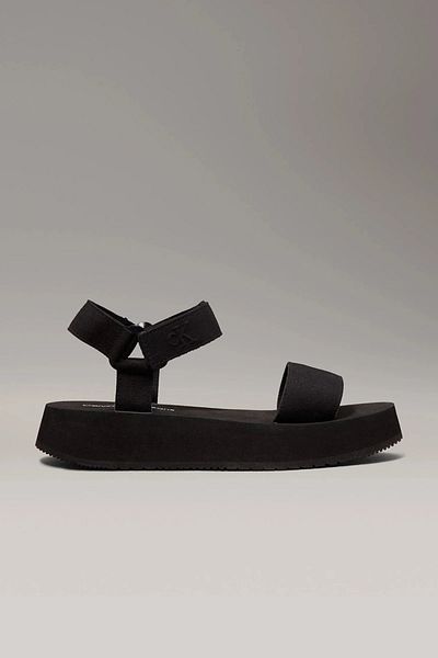 Calvin Klein Velcro Webbin Flat Slippers