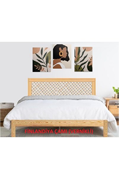 Kayseri Masif Seperatör Başlı Ahşap Karyola