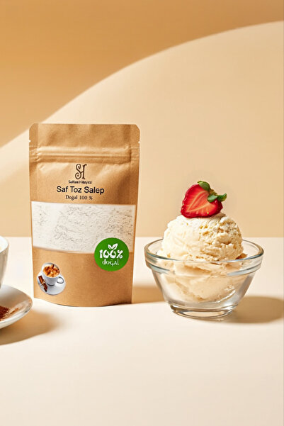 Sultan Hikayesi Doğal Saf Sahlep Toz Salep Doğal Meşhur Bucak Sahlebi Dondurma Salebi 35 gr