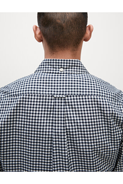 Marks & Spencer Pamuklu Desenli Oxford Gömlek