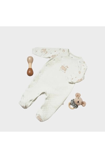 Bibaby Little Deer Baby Jumpsuit 60778 Mint