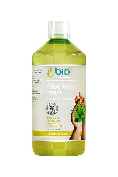 Bio Elemente Aloe Vera Integral, BioElemente, 1 litru (20 de zile)