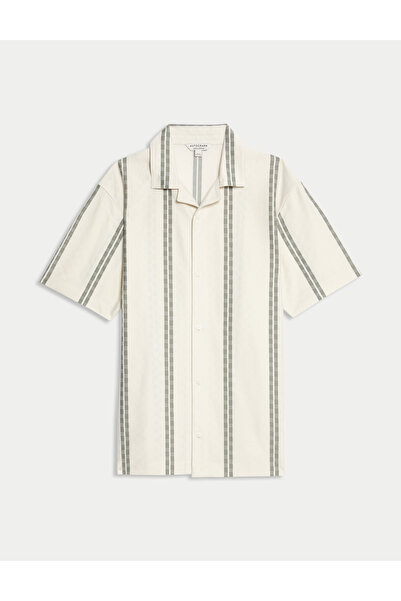 Marks & Spencer Pamuk Karışımlı Revere Yaka Polo Tişört​