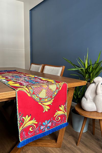 Alseko Concept Saks Tasseled, Milano Pattern 40X140Cm Runner