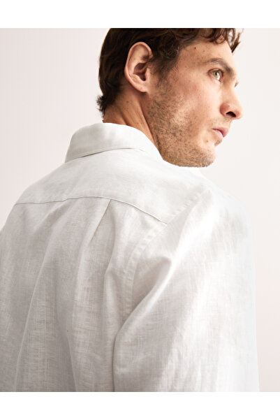 Marks & Spencer Regular Fit Lüks Keten Karışımlı Gömlek