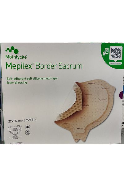 MÖLNLYCKE HEALTH CARE Mepilex plasters 22cm*25cm for difficult wounds and bedsores (box: five pieces)